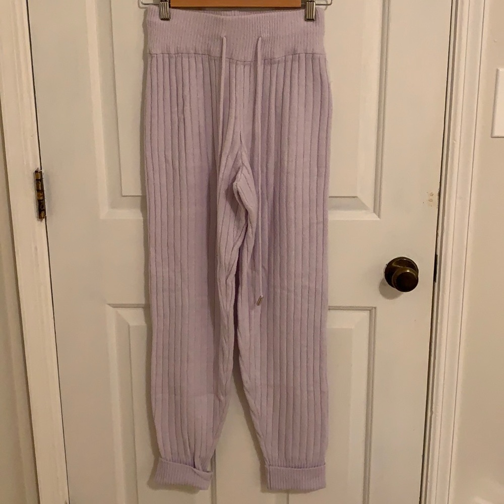 Free People knit joggers